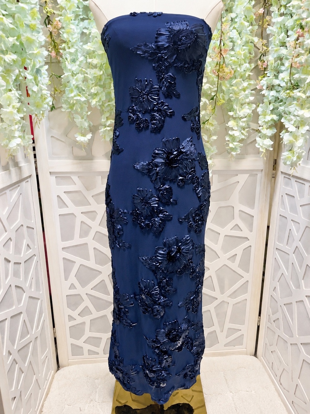 Strapless Midi Dress